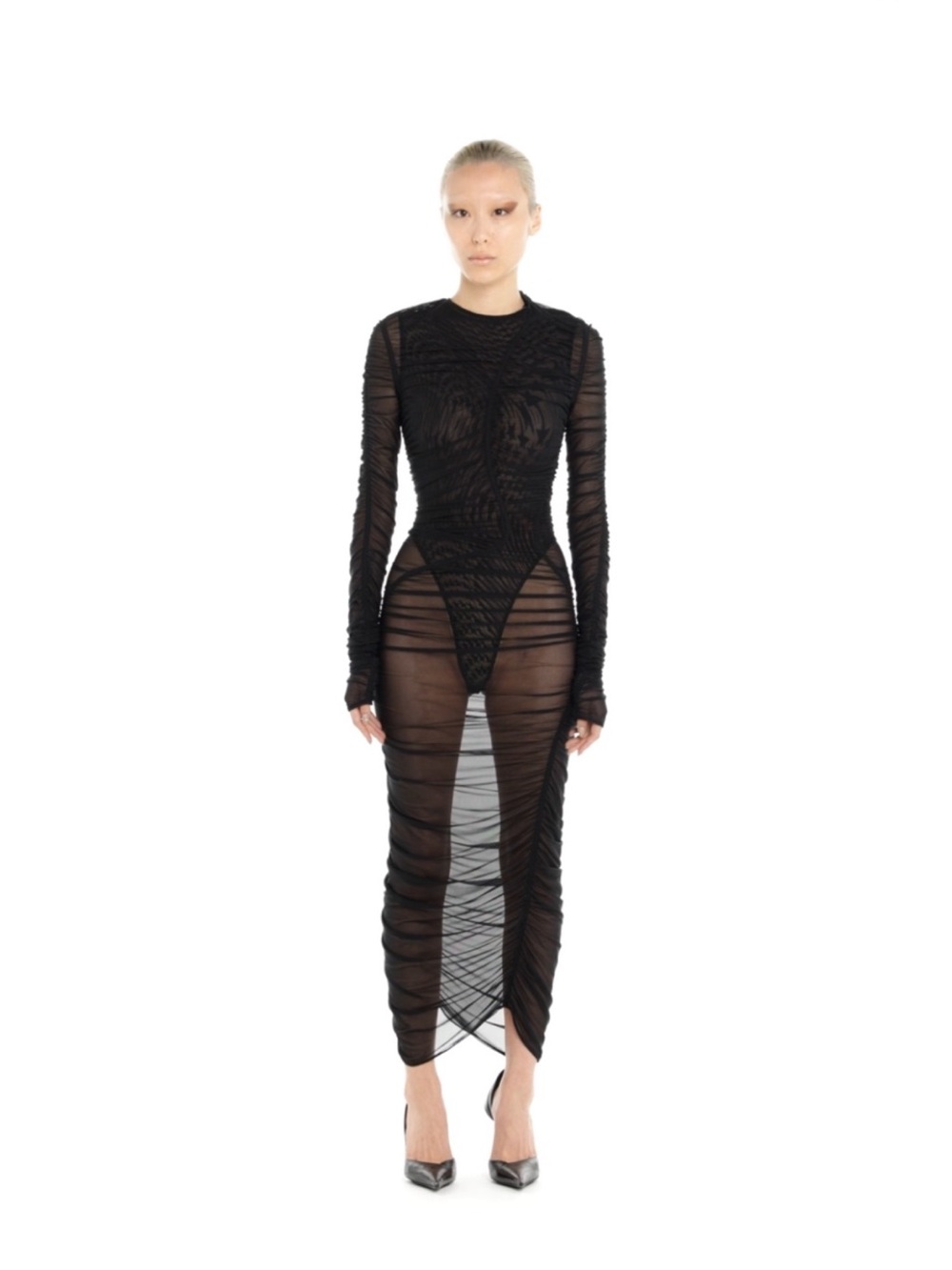 Mugler Mesh Dress